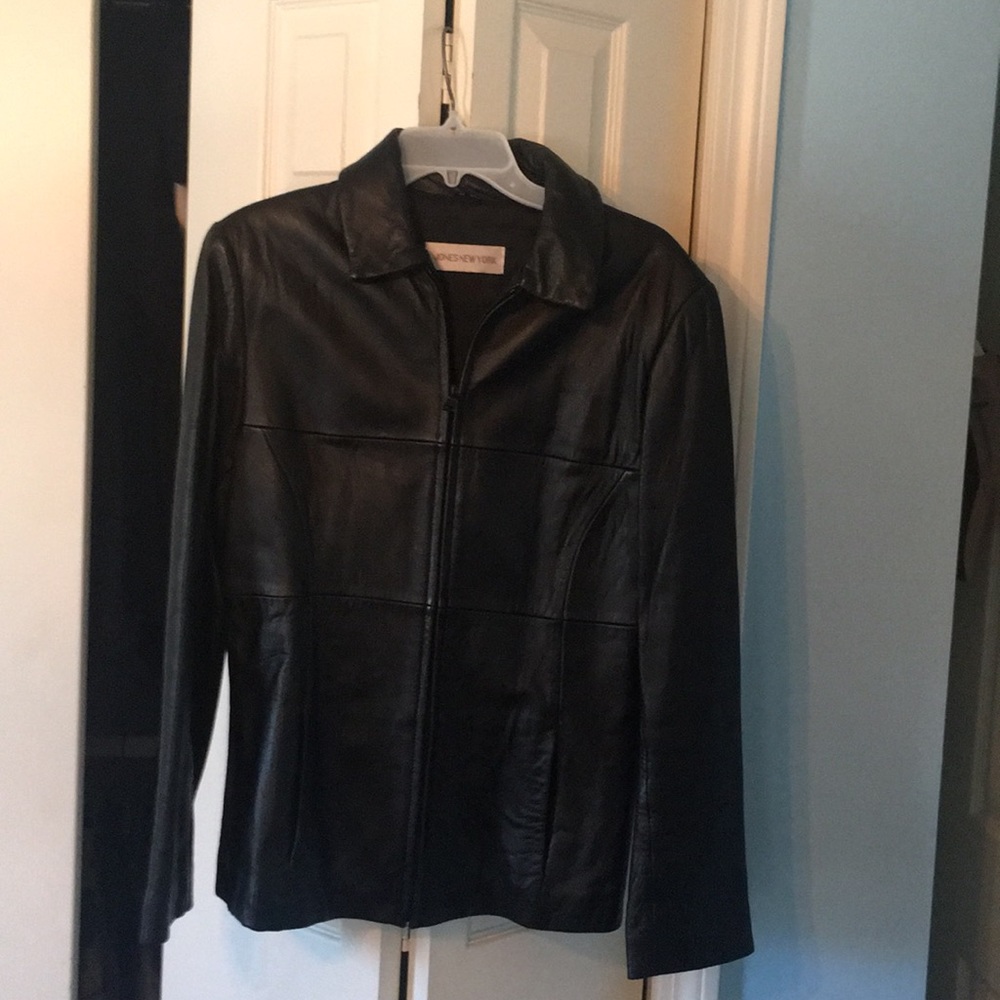 Jones of New York Leather Jacket